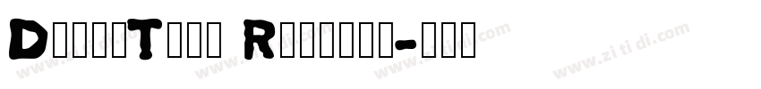 DrunkTank Regular字体转换